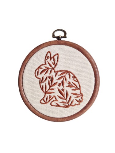 taborek z haftowanym zającem